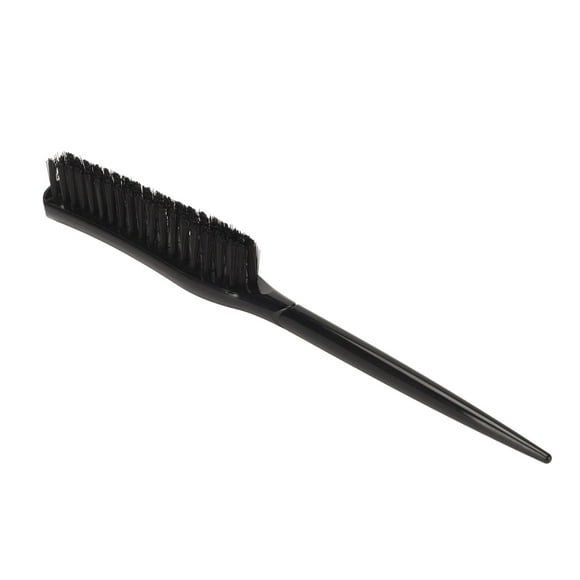 Brosse à Cheveux Taquiner, Brosse à Queue de Rat en Nylon à 3 Rangées, Peigne à Queue de Rat Ergonomique Portable, Brosse à Cheveux avec Manche à Queue, Ajouter du Volume, Brosse de Salon à Trois Rangées pour Peigner en Arrière, Lisser, Coiffer