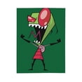 thumbnail image 2 of Invader Zim Thick Blanket Cozy Soft Fuzzy Anti-pilling Flannel Throw Blanket Warm Sofa Bed Blanket 80"x60" For Adult Teen Kids, 2 of 8