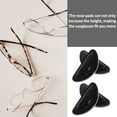 thumbnail image 4 of Worgeous 10 Pairs Silicone Black Crescent Nose Pads for Eyeglasses Anti Skid Comfortable Fit, 4 of 6