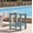 Lake Blue, variant on ACEGOSES Patio Side Table, Adirondack Outdoor HIPS Weather-Proof Square End Table, White