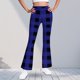 thumbnail image 1 of Pantalones largos con estampado para niñas, forrados de vellón para mayor calidez, pantalones largos casuales, leggings ligeramente acampanados, traje para niñas de 5 a 16 años., 1 of 6