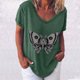 thumbnail image 2 of Camisetas de manga corta estampadas para mujer OAVQHLG3B Store  lin121212, 2 of 4