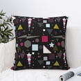 thumbnail image 6 of Rateoe Colorful Geometry Pattern Throw Pillow Cover Premium Pillow Stuffer Sham Square for Decorative Cushion Bed Couch Sofa(Pillow insert not included), 6 of 8
