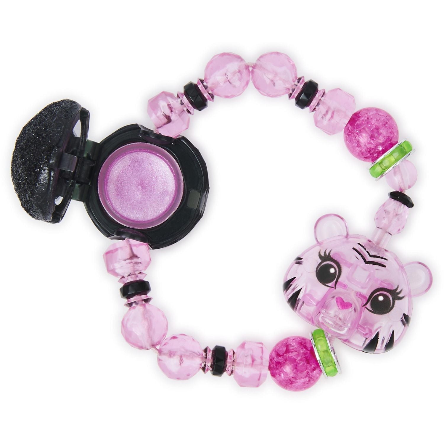 Twisty Petz Beauty, Series 5, Lashes Tiger Collectible Bracelet with Lip Gloss, for Kids Aged 4 and up