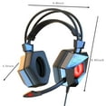 thumbnail image 3 of OAVQHLG3B Around-Ear Bass Gaming Headset Surround Sound Headphones With Noise Cancelling Microphone With Lights, 3 of 7
