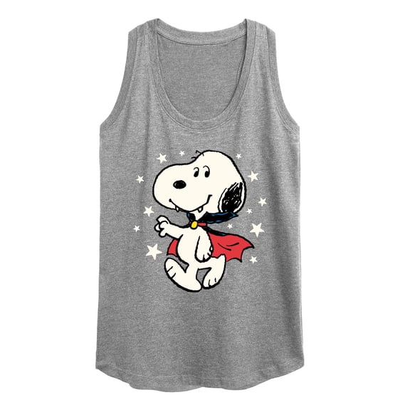Peanuts - Snoopy Vampire Stars Glow In The Dark - Women's Racerback Tank Top