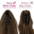 thumbnail image 6 of LELINTA 18" Pony Tail Hairpiece Long Curly Weave Hairpiece Jaw Claw Ponytail Hair Extension One Piece Clip in Synthetic Hair Extensions, 6 of 8
