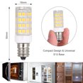 thumbnail image 3 of Mini bombillas LED E12 para uso doméstico, lámpara de ahorro de energía de 5W TFixol  Bulbo llevado, 3 of 7