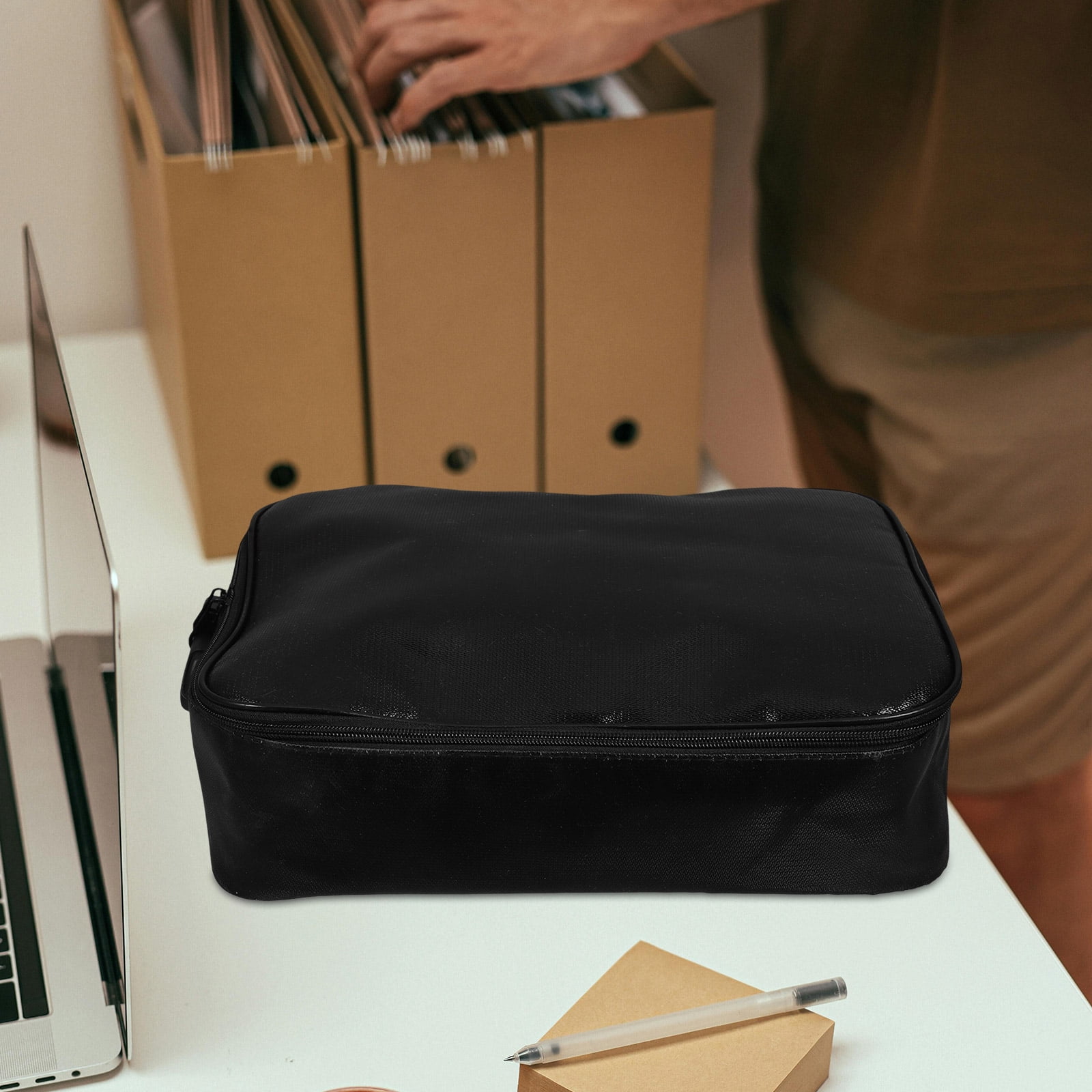 AURARMLET -Resistant File Organizer with Multi-Layer Compartments for Secure Document Storage and Efficient Office Organization