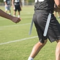 thumbnail image 5 of Hfppkn 2 Pack Flag Football Waist Belt Set with 2 Flags Audible Pop for Adult Recreational Play 120cm White, 5 of 7