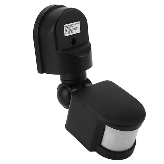 LED Motion Sensor,Black Wall Mounted Motion Wall Motion Sensor Motion PIR Sensor Impressive Results