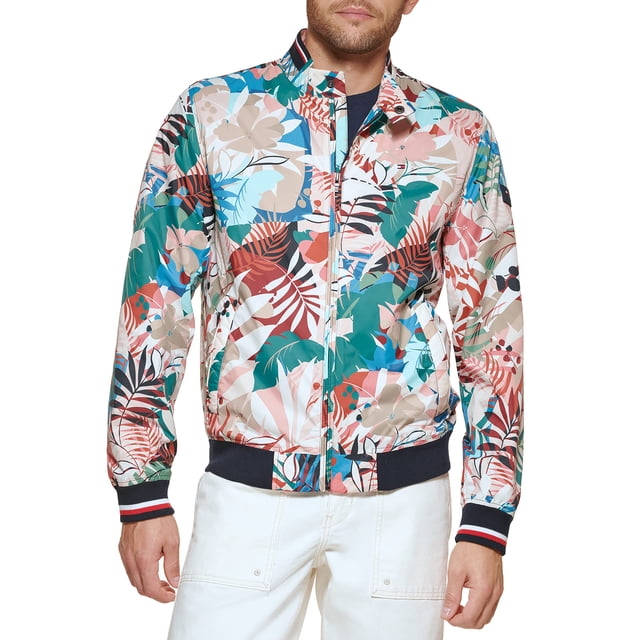 Chaqueta tipo bomber Tommy Hilfiger, ligera, de punto acanalado