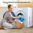 thumbnail image 5 of WhizMax 3.5 cu.ft Front Load Tumble Electric Portable Laundry Dryer 13.2LBS Compact Clothes Dryer Machine With Stainless Steel Tub & Easy Control Knob, 5 of 7