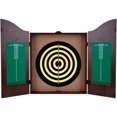 thumbnail image 2 of Trademark Gameroom Dartboard Cabinet Set with Realistic Walnut Finish, 2 of 3