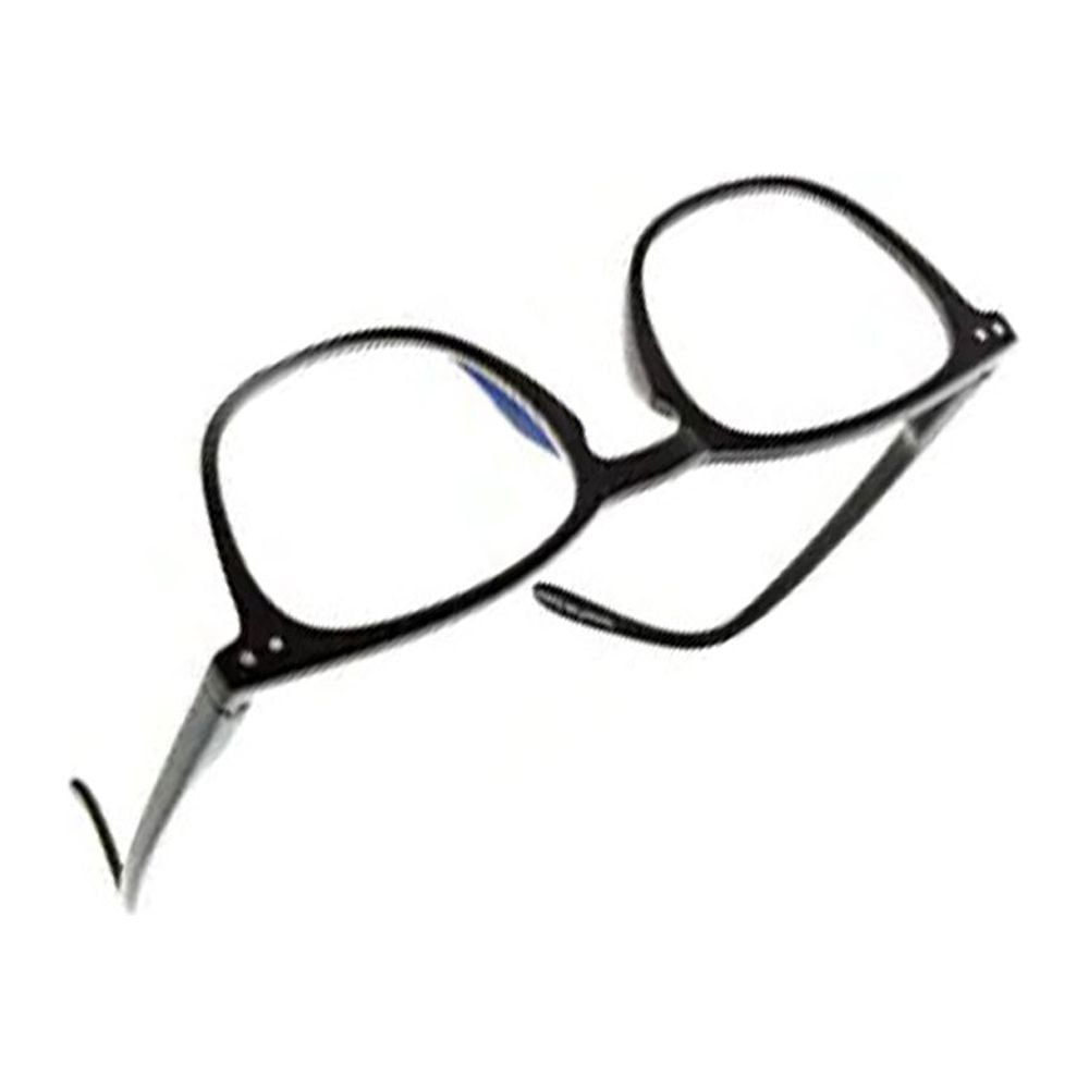 GrinderPUNCH High Power Reading Glasses, +5.00 Magnification, Black Rectangular Frame