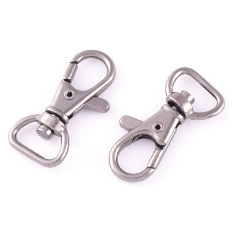 Metal Bags Snap Hook Trigger Lobster Clasps Clips Flat Bottom