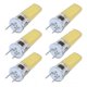thumbnail image 4 of 6Pcs G8 LED Bulb 5W Dimmable 2508 COB Energy Saving Easy Installation 360 Degrees 50000 Hours Stable 5W Bulbs 100?120V Cold White, 4 of 5