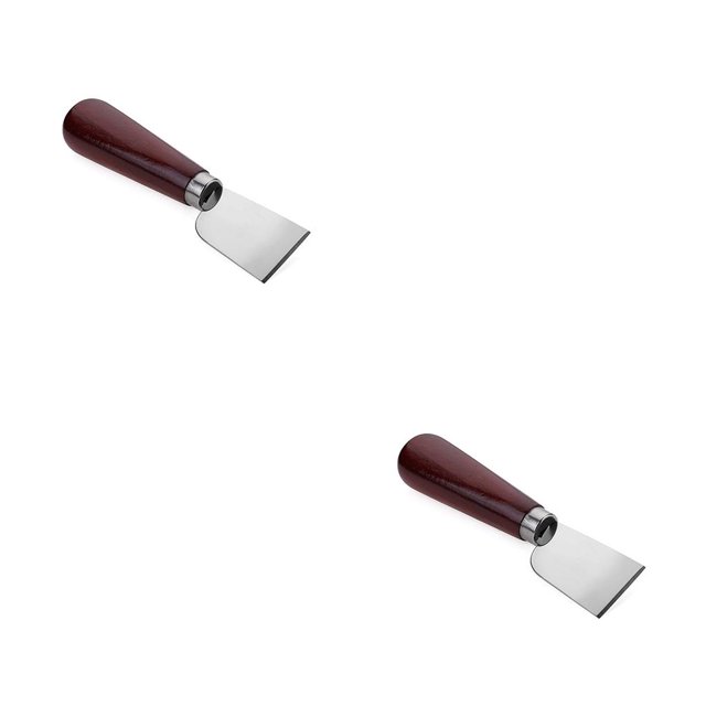 Injueey Rebanadora de cuero, biseladora de ranurado cómoda, rendimiento estable, accesorio de biselado, herramienta de afilado, suministros Vino rojo 2piezas