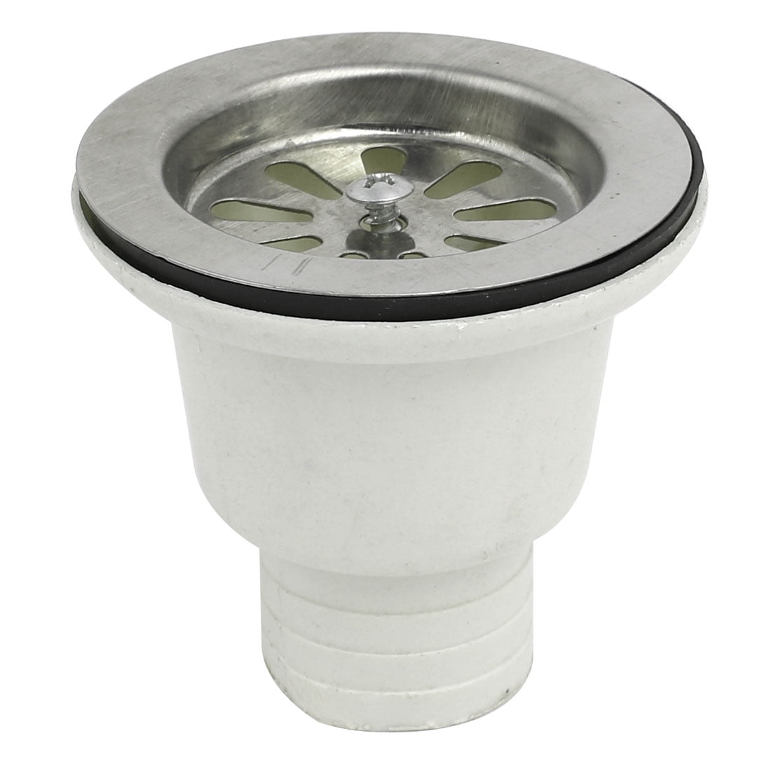 Kitchen Water Sink Drain Plastic Basket Strainer Stopper 2.6'' Dia