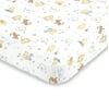 Disney 100% Cotton Fitted Crib Sheets, Winnie The Pooh Classic
