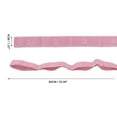 thumbnail image 2 of Unique Bargains 1pc Women 8 Grids Yoga Stretch Bands for Gym Stretching Exercise Nylon High Elastic Yarn Latex Yarn Rose Pink, 2 of 4