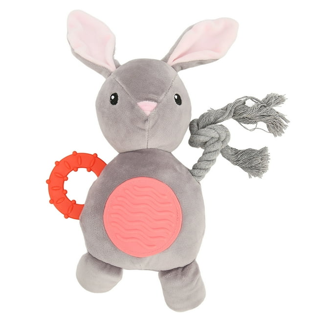 Juguete de peluche para masticar para perros, juguete interactivo resistente a mordeduras, para masticadores agresivos