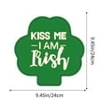 thumbnail image 2 of Uuowzo 24 Pcs St Patrick's Day Plates and Napkins Supplies Set Shamrock Theme Party Disposable Tableware Kit Decorations Favors for Birthday Party Shower, 2 of 6