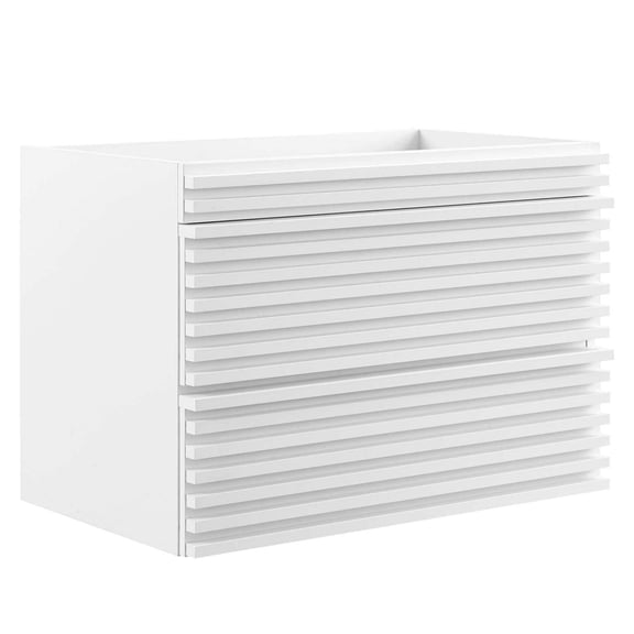 Render 30" Wall-Mount Bathroom Vanity White