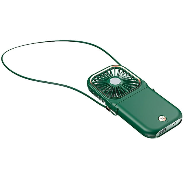 Leutsin New Folding Fan Stand Mini Power Bank Fan Portable USB Handheld Fan