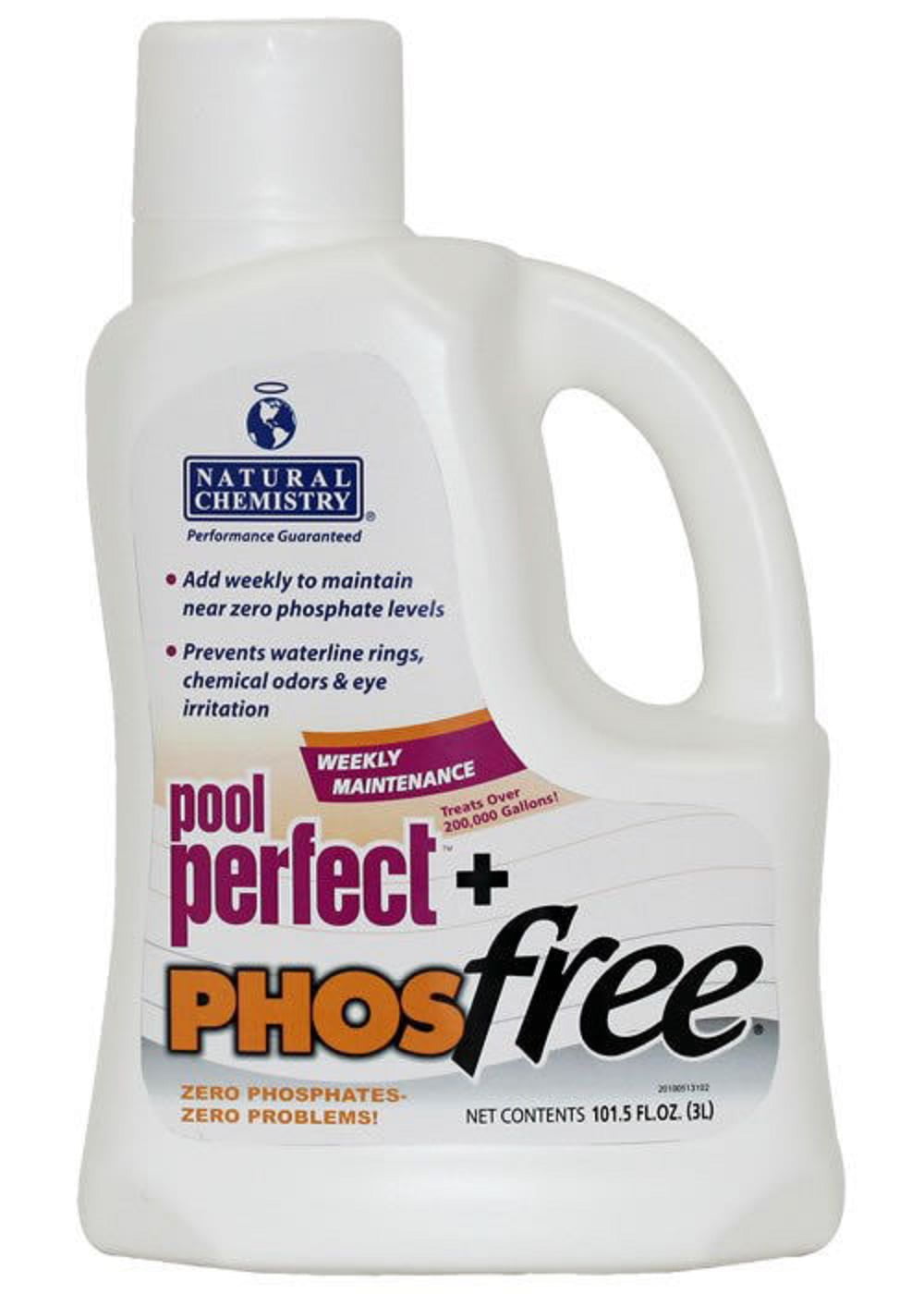 Super Finn Washing Machine Cleaner Mode D emploi Natural Chemistry Pool Perfect + PHOSfree 3L 05131 15131NCM - Walmart.com
