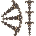 thumbnail image 3 of Miangastore Hinge Zinc Alloy 6Pcs 4.4X2.7In, 3 of 9