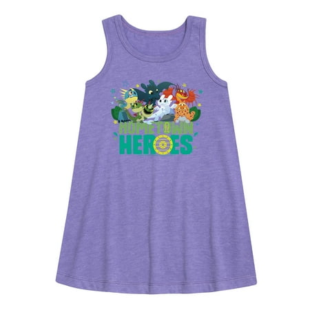 

How to Train Your Dragon - Hometown Heros - Toddler and Youth Girls A-line Dress