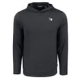 thumbnail image 2 of Men's Cutter & Buck Black Cleveland Guardians Coastline Epic Comfort Eco Recycled Long Sleeve Hoodie T-Shirt, 2 of 3