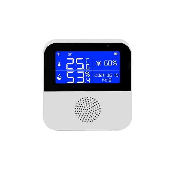 Tuya Smart Temperature and Humidity Sensor Indoor Thermometer Hygrometer Meter with Backlight LCD Display Smart Home Device