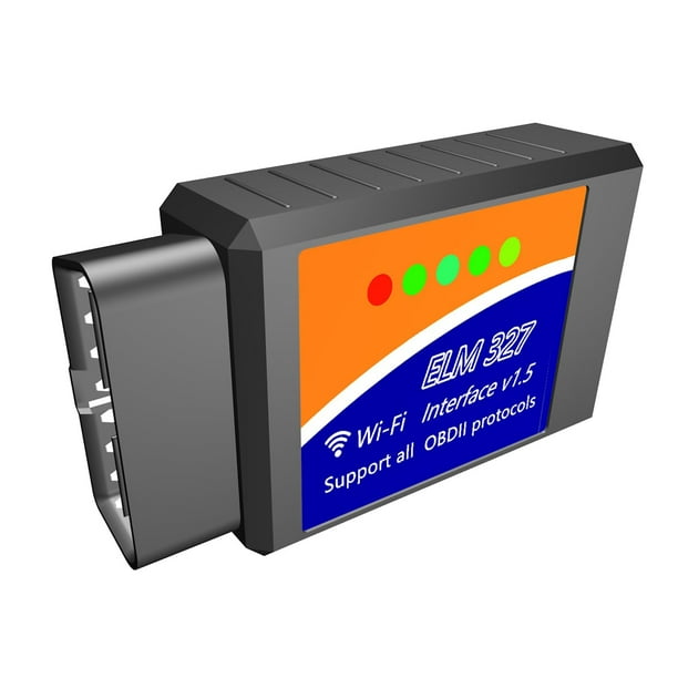 Adaptador lector de escáner OBD2 WiFi ELM327 para iOS, iPhone y Android