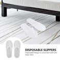 thumbnail image 2 of 20 Pairs Disposable Slippers Party Indoor Slippers Convenient Hotel Guest Shoes, 2 of 8