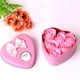 thumbnail image 2 of Regalo de San Valentín para novia, 6 flores de jabón, caja de regalo en forma de corazón, regalo creativo de mano con flores de jabón, 2 of 6