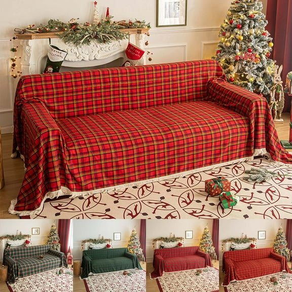 VBODN Christmas Blankets,Red,Green Christmas Blanket,King Size Christmas Blanket,Christmas Flannel Blanket,for All Ages