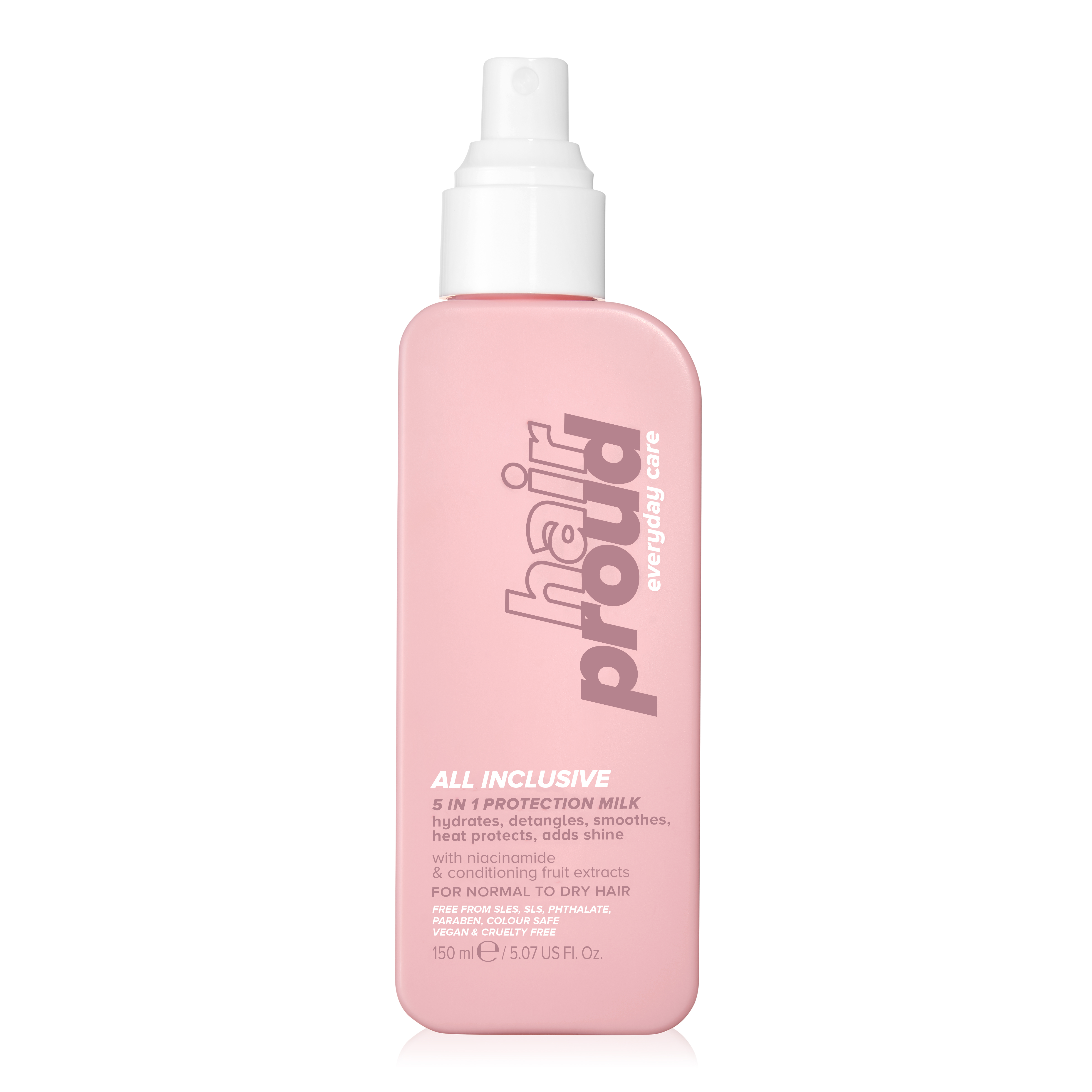 Hair Proud, 5-in-1 Protection, All Inclusive Leave-in Spray with Niacinamide, 5.07 fl oz