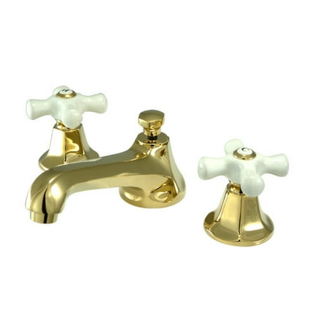 UPC 663370038099 product image for Kingston Brass Metropolitan Widespread Bathroom Faucet with Brass Pop-up | upcitemdb.com