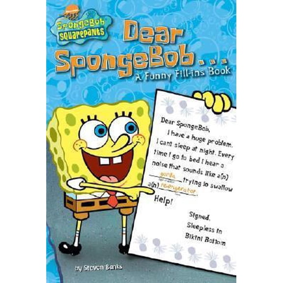 Pre-Owned Dear SpongeBob . . .: A Funny Fill-ins Book (SpongeBob SquarePants) (Paperback) 068985997X 9780689859977