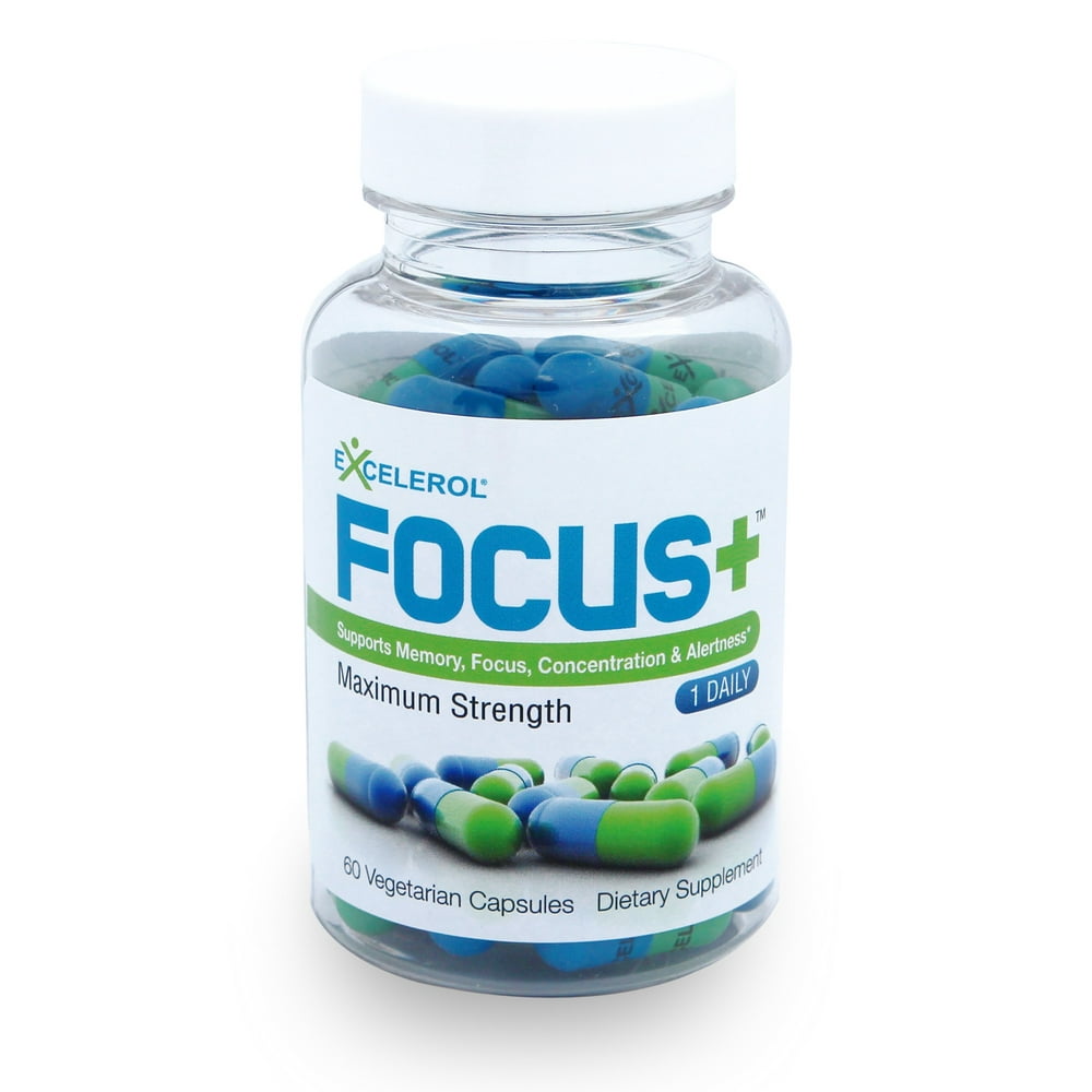 FOCUS+ Brain Supplement 60 Caps Powerful Mental Clarity Booster