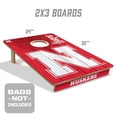 thumbnail image 2 of YouTheFan NCAA Nebraska Cornhuskers 2' x 3' Cornhole Game No Bags, 2 of 5