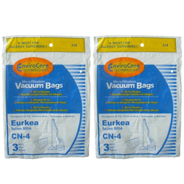 Eureka Style CN4, Microlined Canister Vacuum Cleaner Paper Bags 6PK