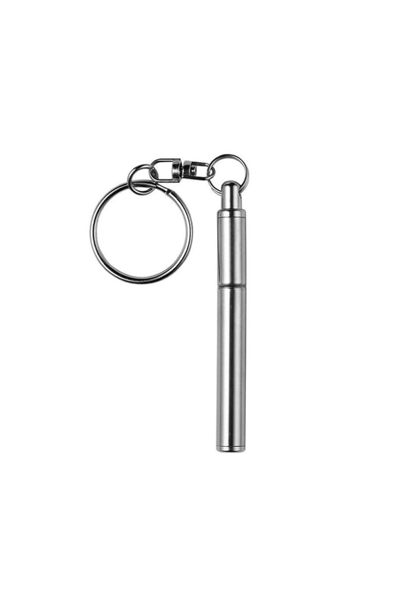 Mini Metal Keychain Steel Telescopic Pen Keyring Tools Telescopic T0R1 V0Y5
