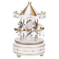 thumbnail image 1 of Caja de música Merry Go Round, caja de música para decoración de habitaciones, caja de música giratoria a cuerda, los mejores regalos para, 1 of 5