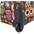 thumbnail image 3 of Set de equipaje Rockland Fashion Softside con forma de búho vertical y expandible, 3 of 6