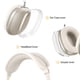 thumbnail image 3 of Funda de silicona Jiboku para AirPods Max 2024 Clear 3 en 1, 3 of 6