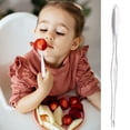 thumbnail image 5 of ChicYu 304 Stainless Steel Fruit Watermelon Fork Serving Utensil Skewer Tool Practical Kitchen Gadget for Fruit Platters Snack Preparation silver, 5 of 5