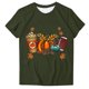 thumbnail image 2 of Fiudx Ofertas Flash Del Día Solo En Línea Camisa de Pollo de Moda para Mujer Linda Granja Camisetas Mamá Causal Manga Corta Camisetas Tops Blusas, 2 of 3